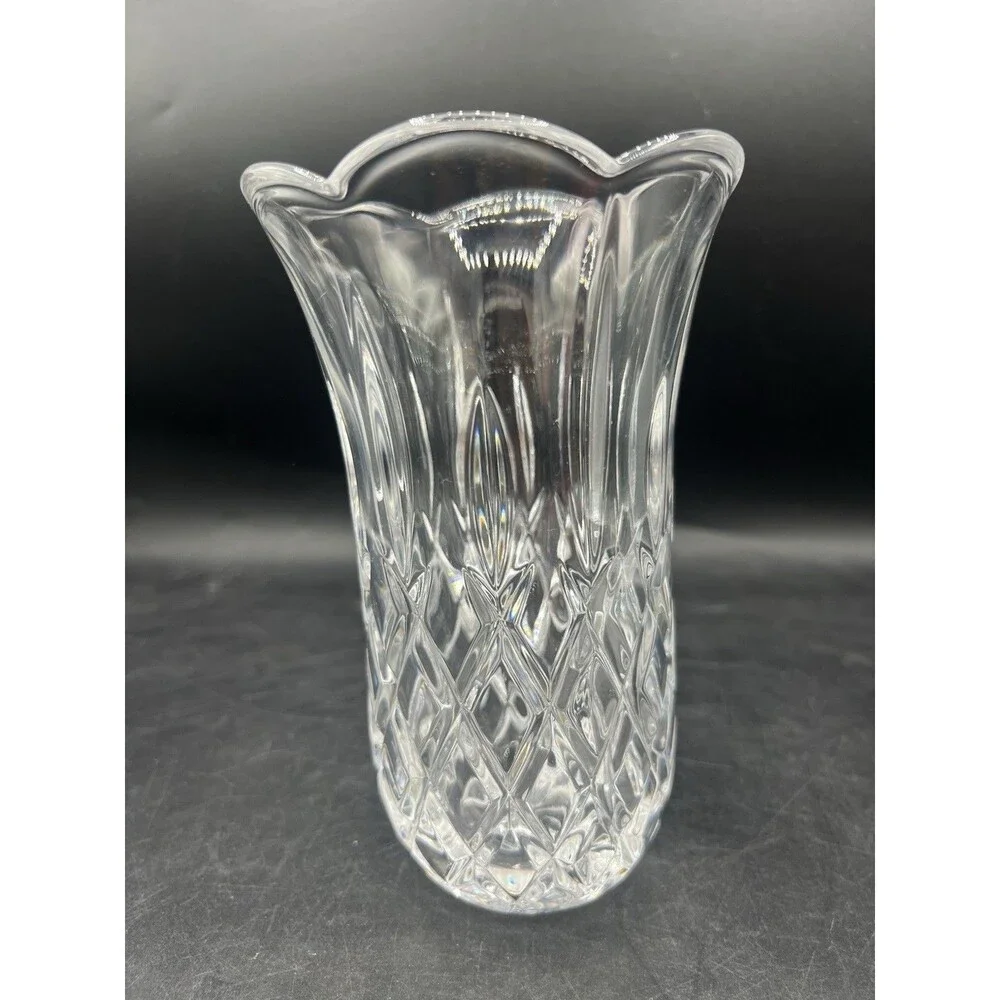 Vintage Gorham King Edward Crystal Vase 6.5
